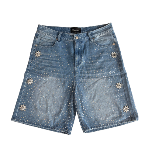 Washed Blue Astro Jorts