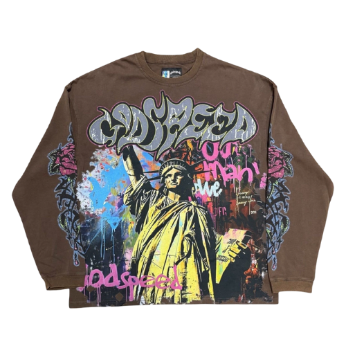 Vandal Brown LS T-Shirt