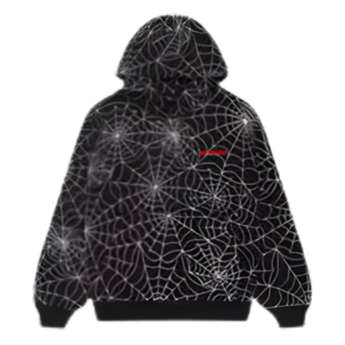 EMBROIDERED AOP HOODIE (PRODUCT A)-Black