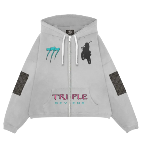 Moto Vice Hoodie Grey