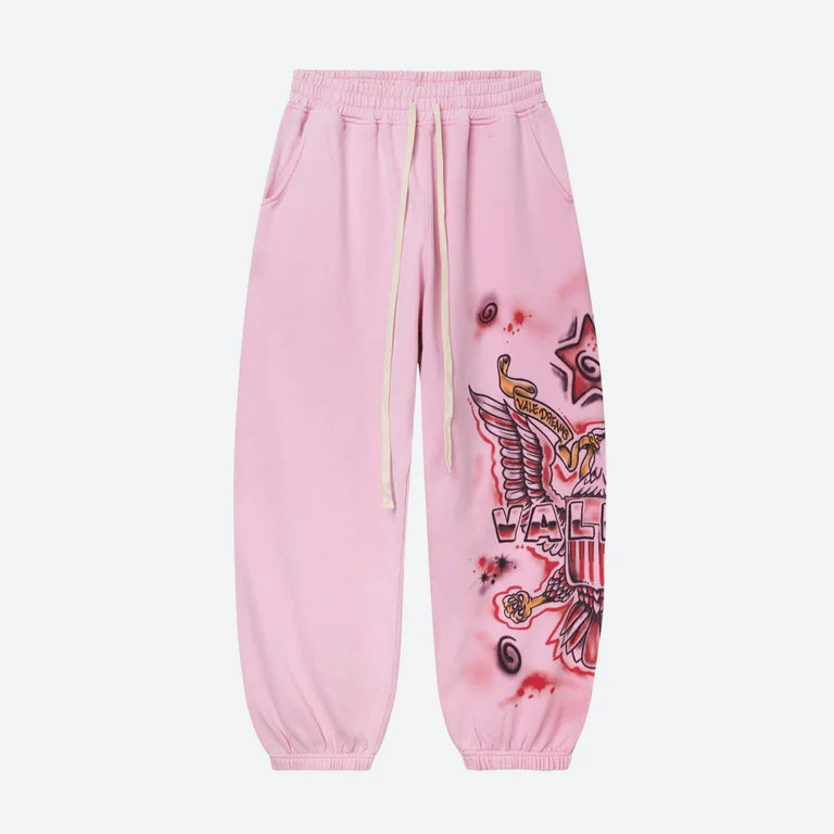 Pink Flag Sweats