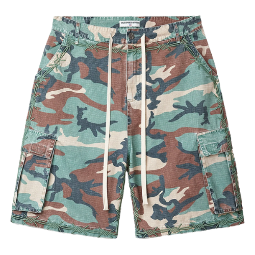Live Wire Camo Jorts