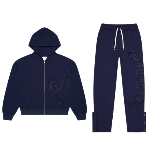 Symmetric Studded Set (Navy)