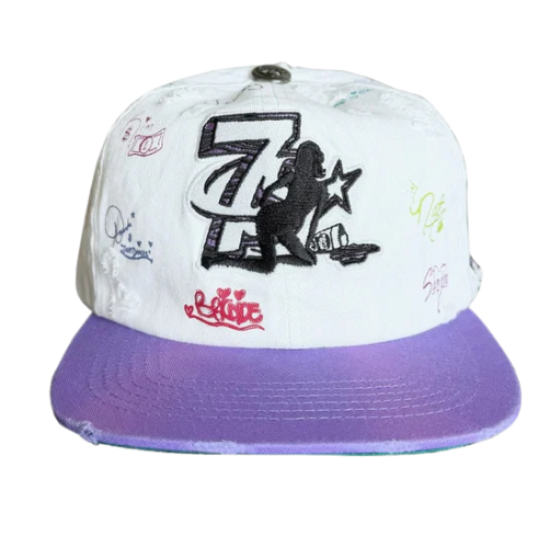 Trap Logo White Hat