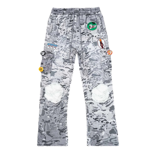 Patchwork 7s Camo Cargosweats