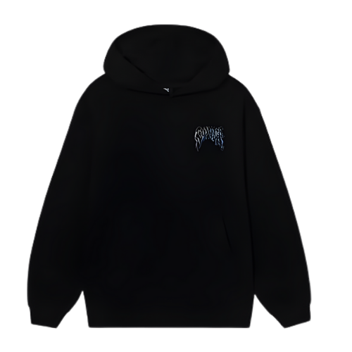 Blue Lighting Arch Logo Hoodie