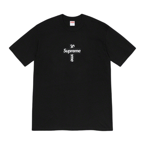 Supreme Cross FW20 Box Logo Black Tee