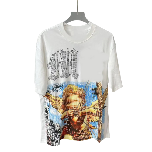 White Angel Rhinestone tee