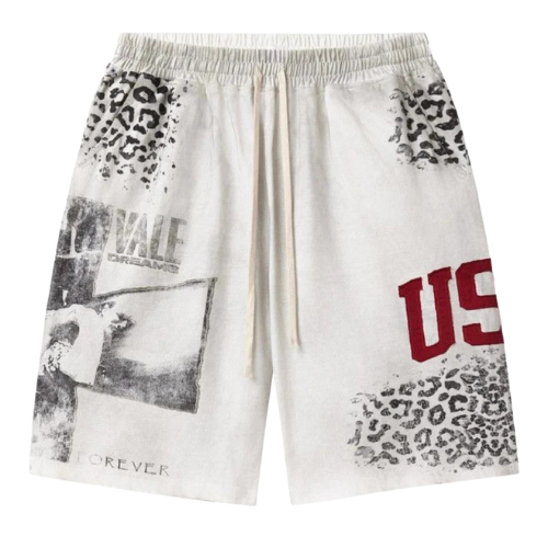 Cheetah Sweat Shorts