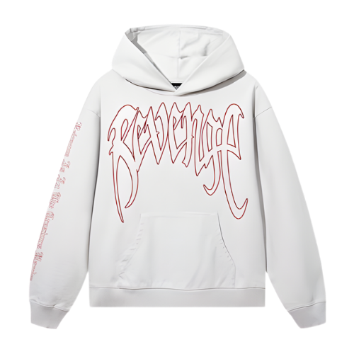 X Kill Outline Hoodie Cement/Red