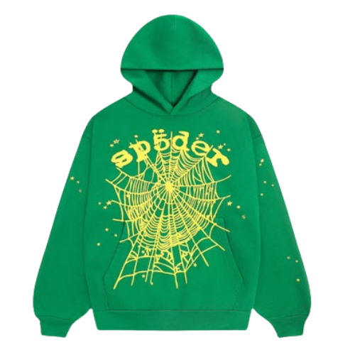 STAR OG WEB V2 HOODIE (PRODUCT A)-Slime Green