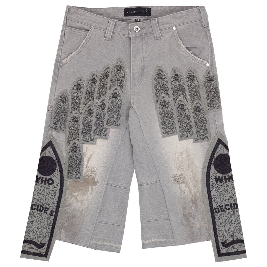 Patch Arched Carpenter Short Vintage Grey