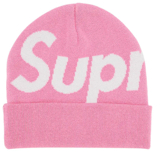 Supreme FW24 Big Logo Pink Beanie