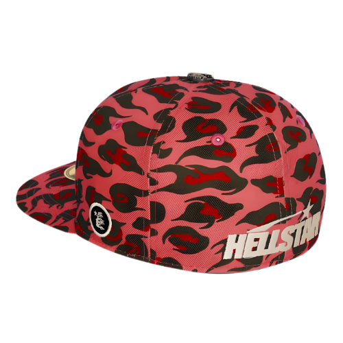 Cheetah Print Hat Red SNAPBACK
