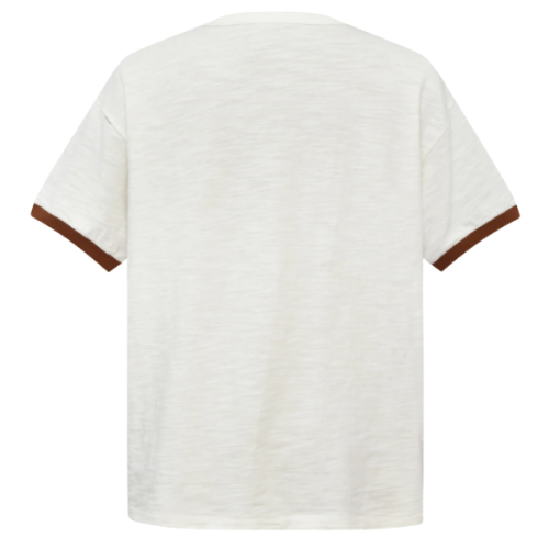 Pearl Patchwork Tee White