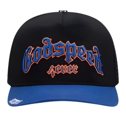 Forver Trucker Hat Black/Blue/Orange