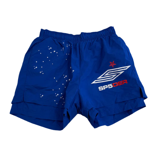SP5DER PRO DOUBLE LAYER SHORT BLUE