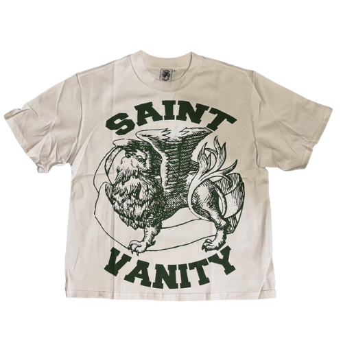 Griffin Tee White Green