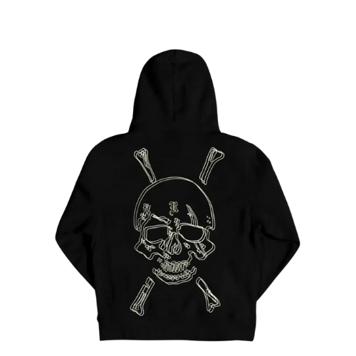 Crossbones Hoodie Black