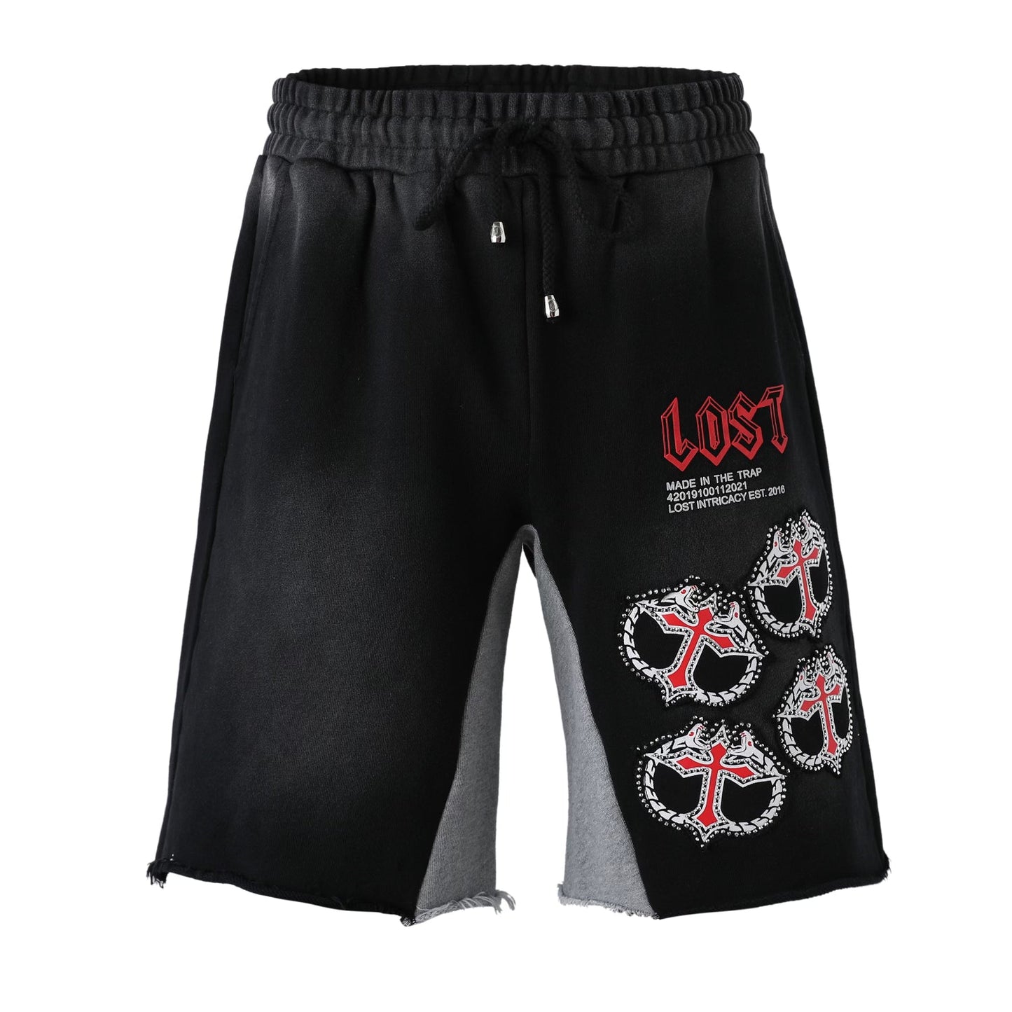Black/Red MITT Shorts