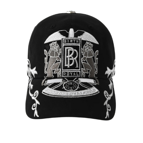black lion baseball cap