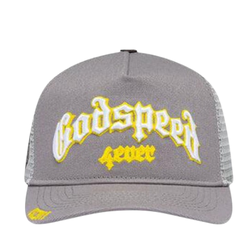 Forever Trucker Hat Grey/ Yellow