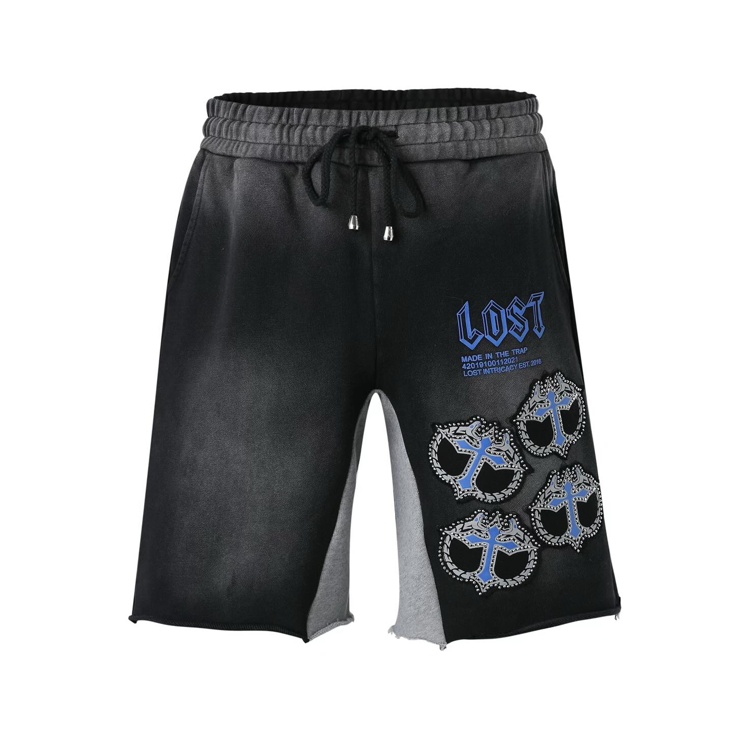 Black/Blue MITT Shorts
