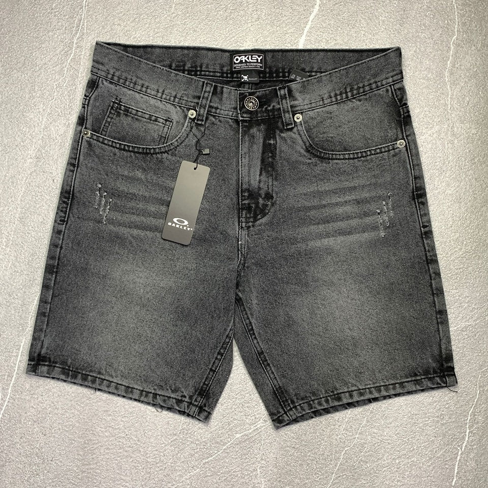 Embossed Logo Shorts Washed Black