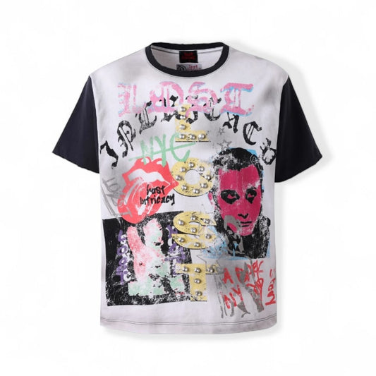 midnight empire tee white