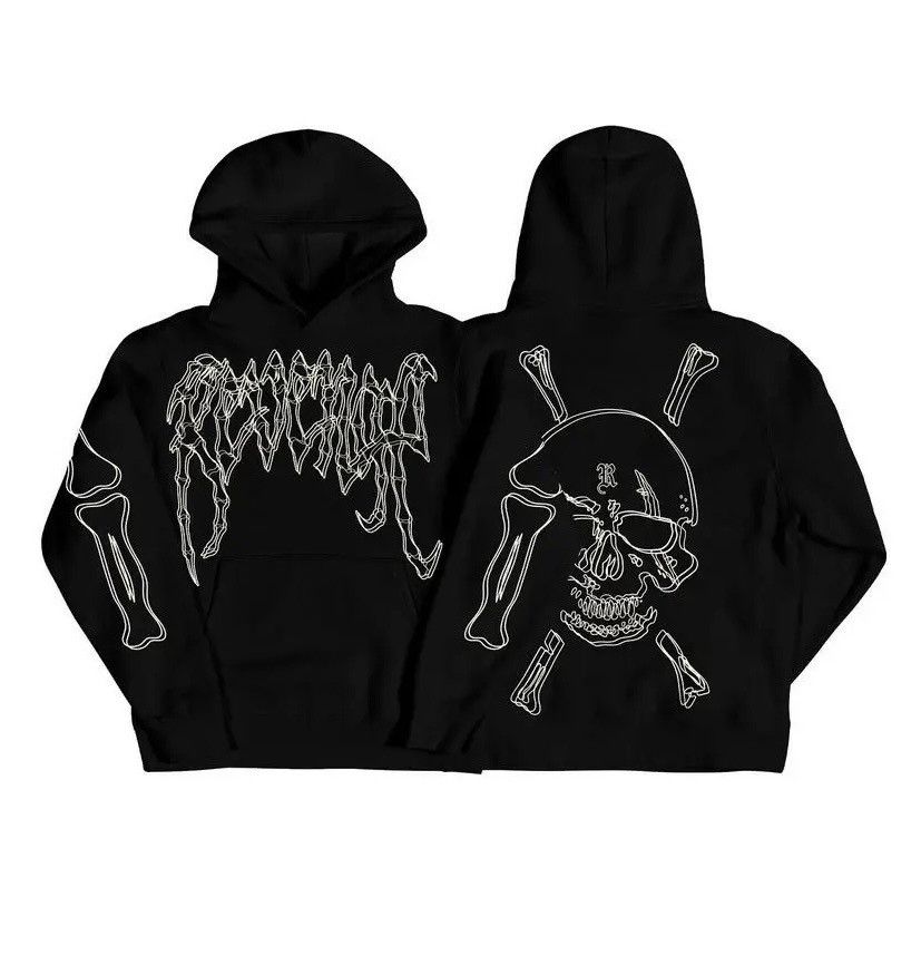 Crossbones Hoodie Black