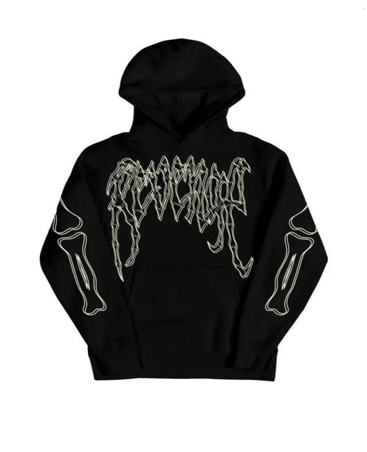 Crossbones Hoodie Black