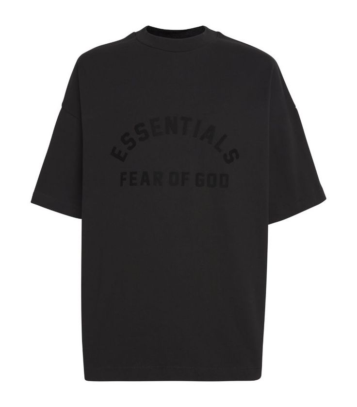 Fear of God Essentials Jet Black SS23 Tee