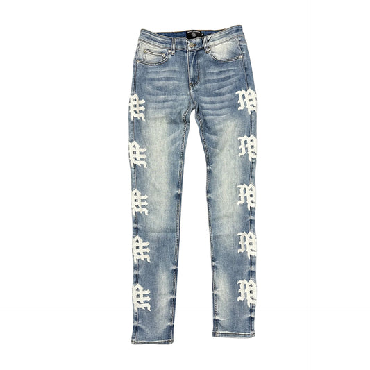 Monogram Denim Blue wash