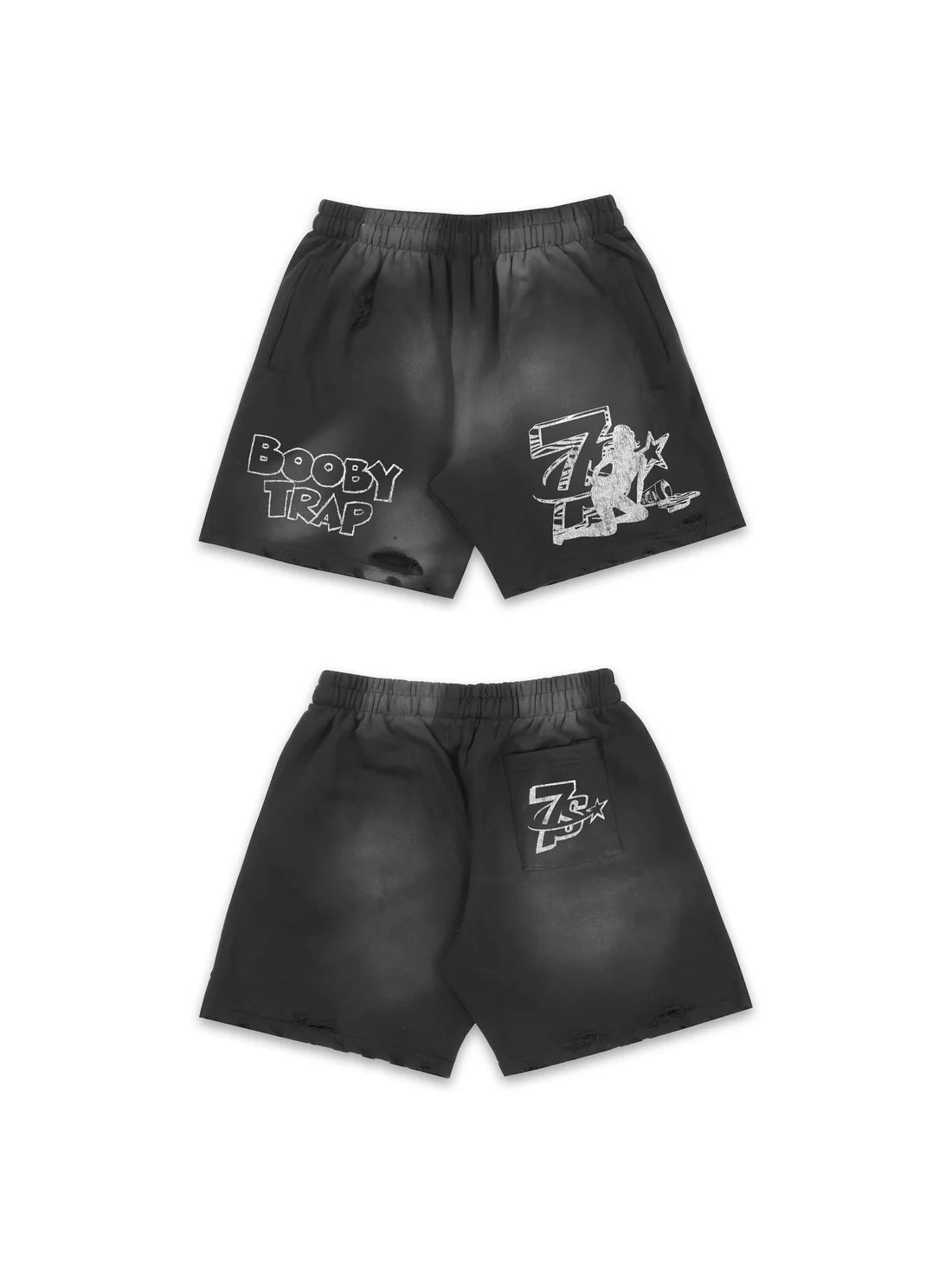 Trap Logo Shorts
