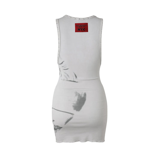 Broken Hearts Dress White