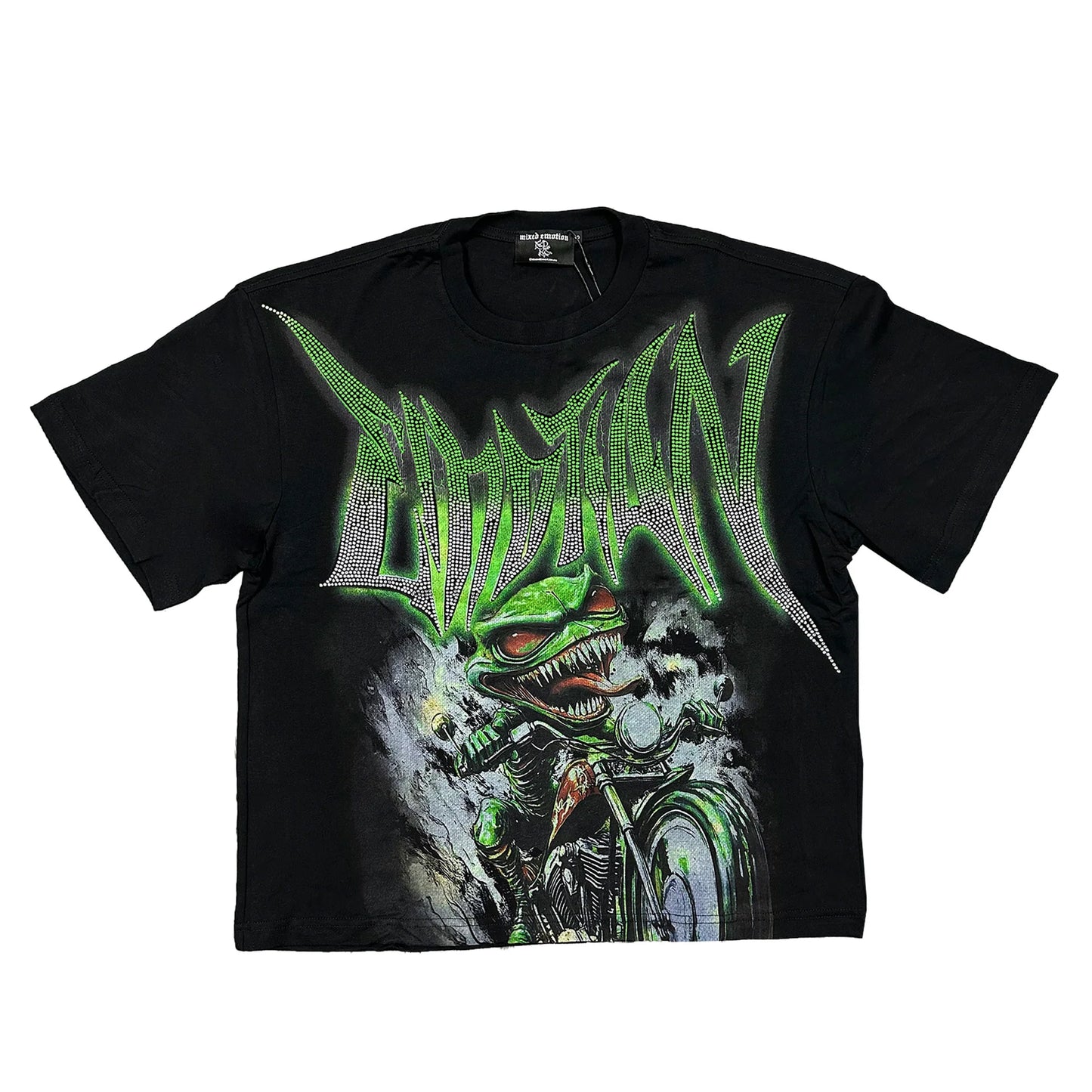 Goblin rhinestone tee