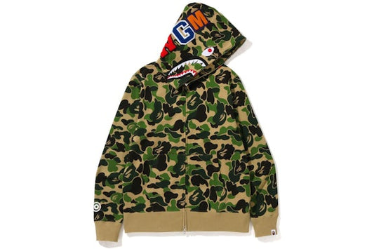 BAPE Shark Full Zip Hoodie Green