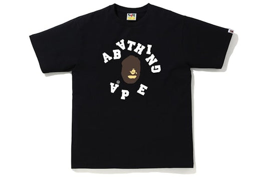 BAPE Abc Broken College Black Tee