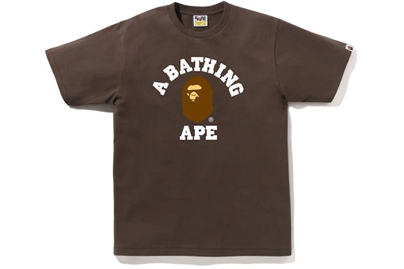 BAPE Abc College Brown Tee