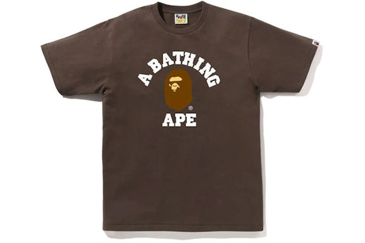 BAPE Abc College Brown Tee