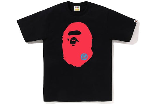 BAPE Big Head Red Black Tee