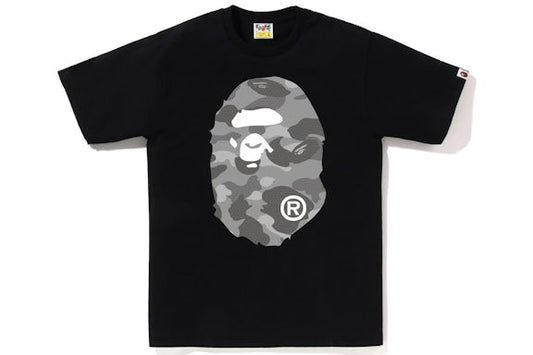 BAPE Big Head Honeycomb Black Tee