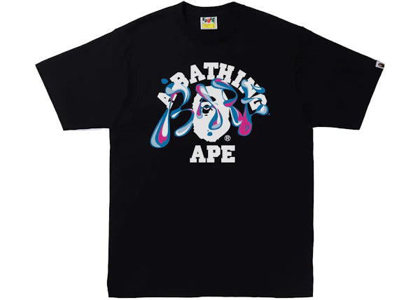 BAPE Abc Marble Camo Black Tee