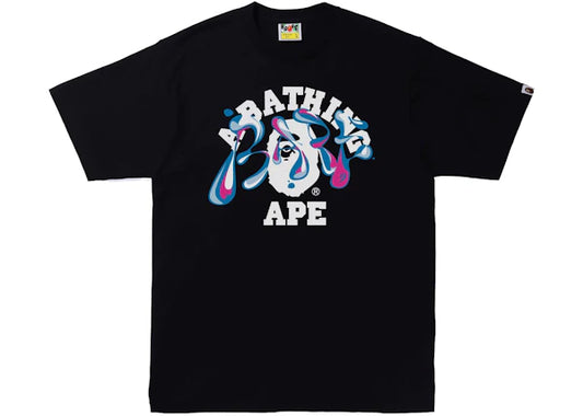 BAPE Abc Marble Camo Black Tee