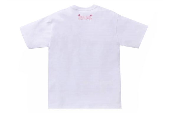 BAPE Abc Marble Camo White Tee