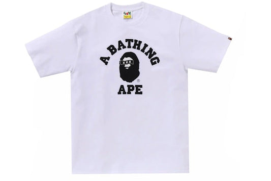 BAPE Abc Honeycomb White Tee