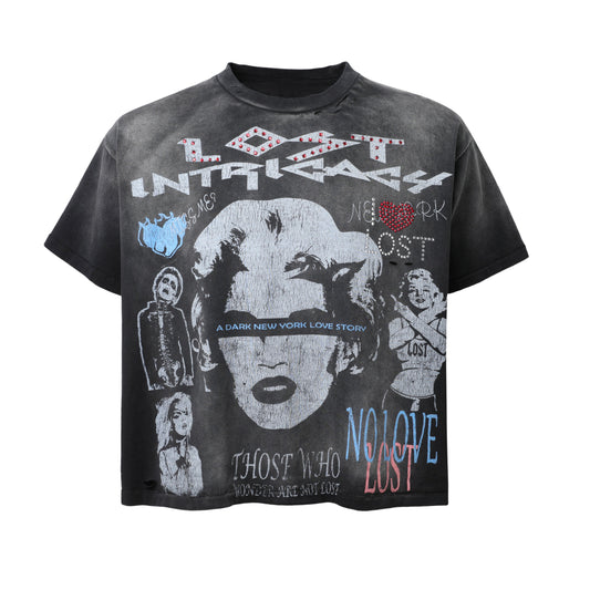 Love Lost tee black