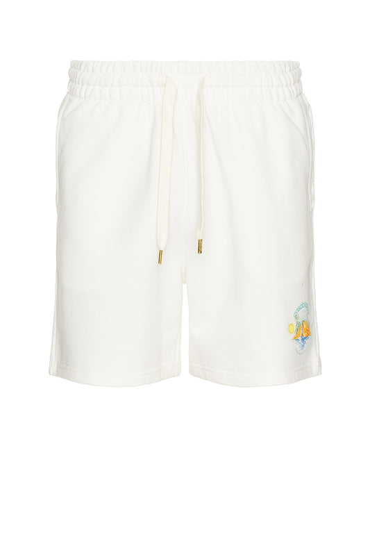 oasis printed sweatshorts off white loopback