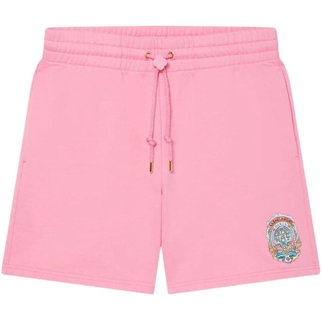 casa way skate printed sweatshorts pink loopback