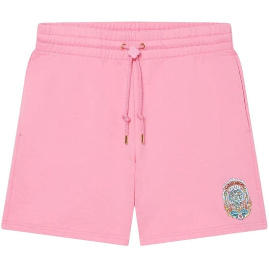 casa way skate printed sweatshorts pink loopback